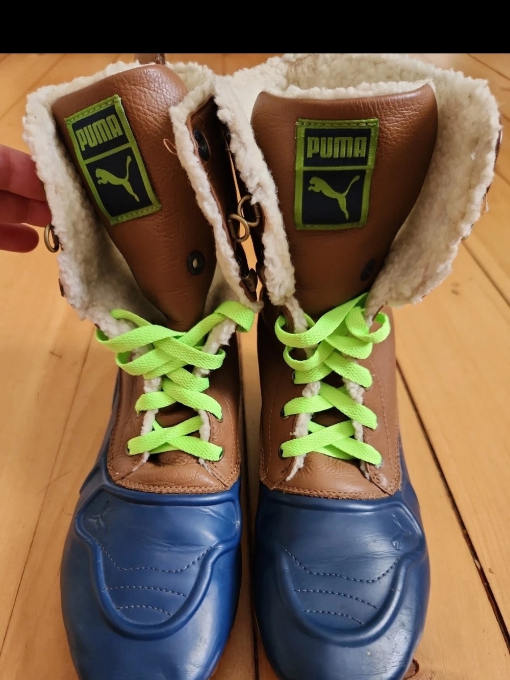 Vintage Puma Duck Runner winter boots